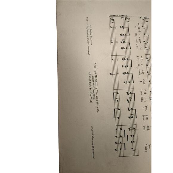 1908 Smarty Sheet Music by Albert Von Tilzer Words by Jack Norworth - Picture 4 of 14